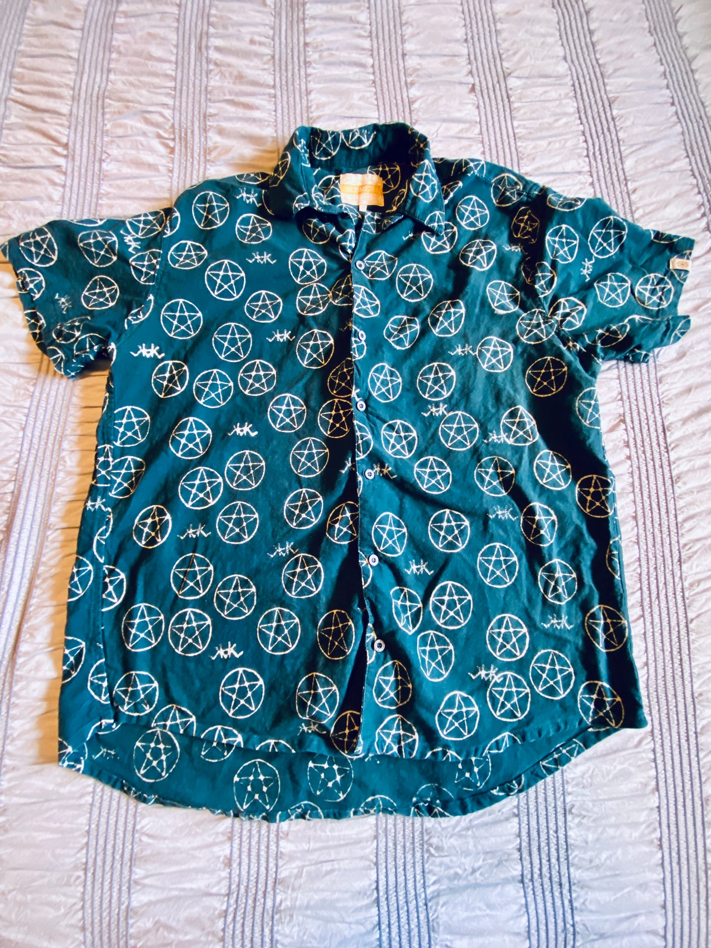 XL Blue Hormesis Button Down