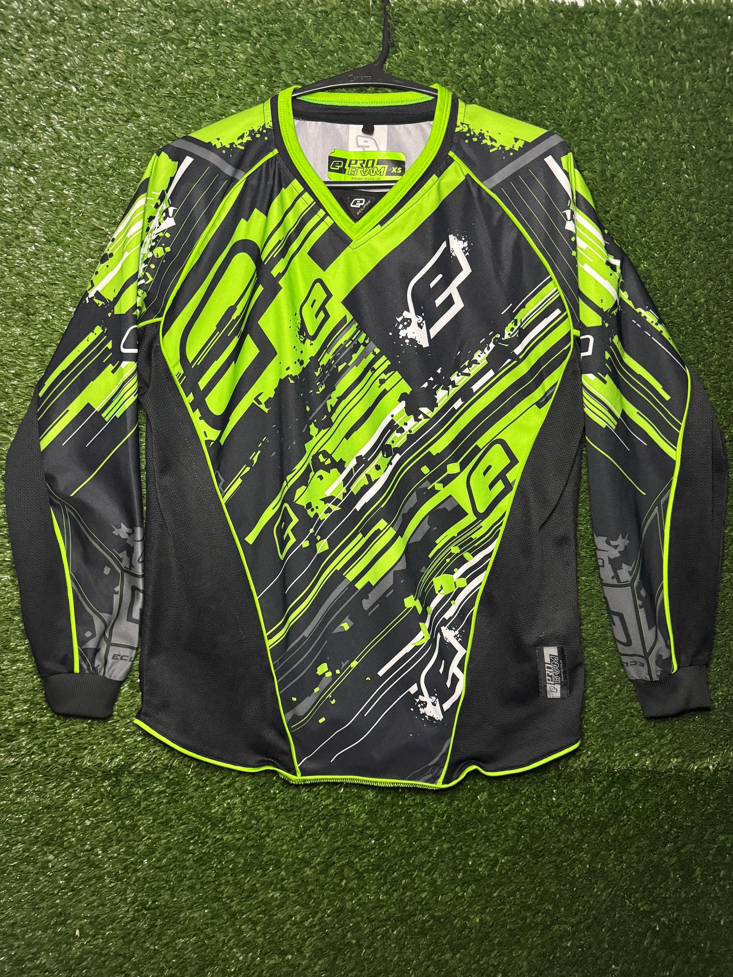 XS Green Eclipse Jersey