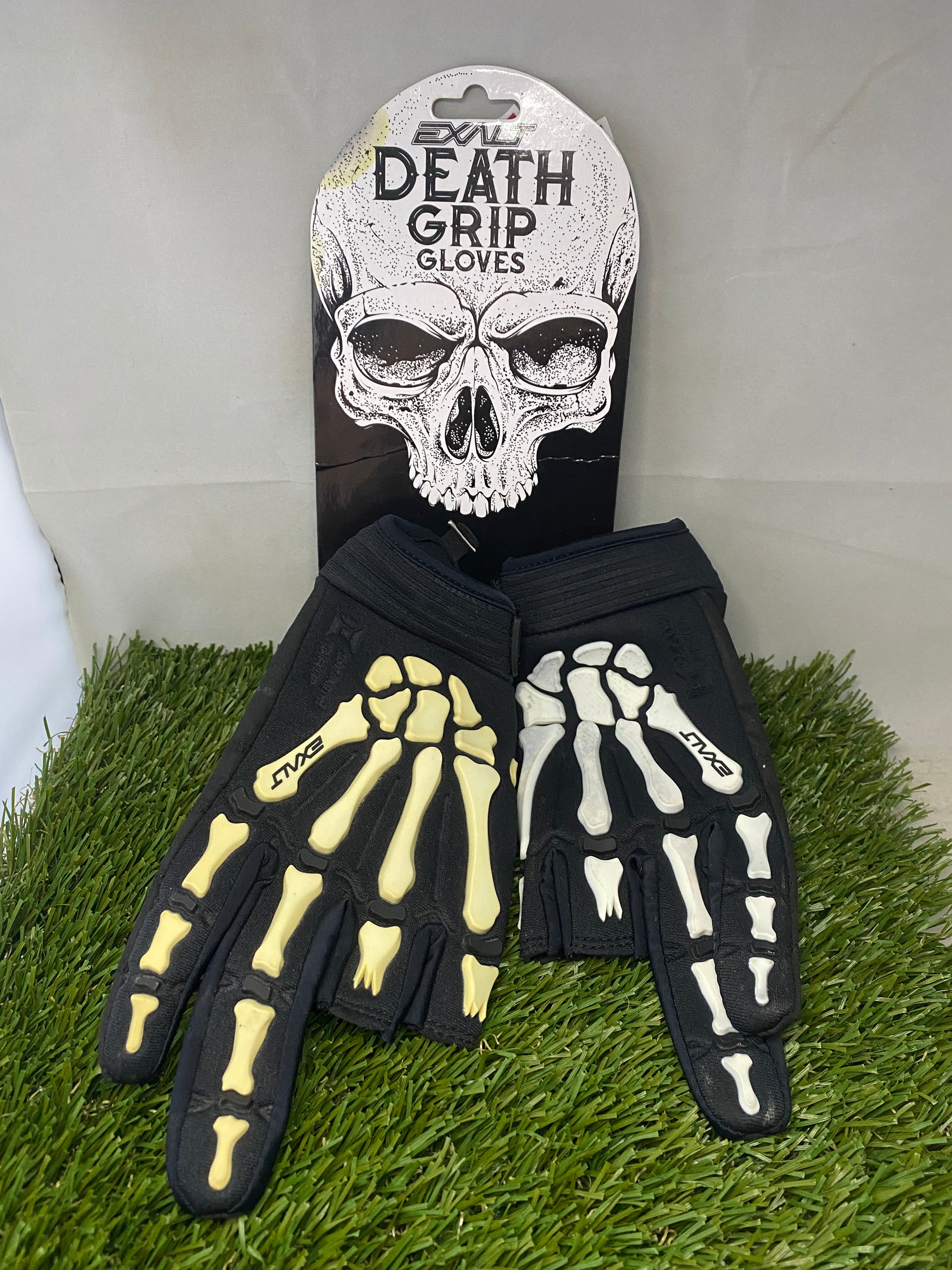 Exalt Death Grip Gloves - Black / White