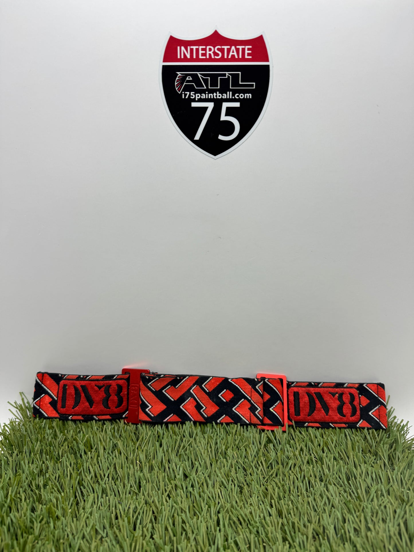 Red Black DV8 Patch Strap