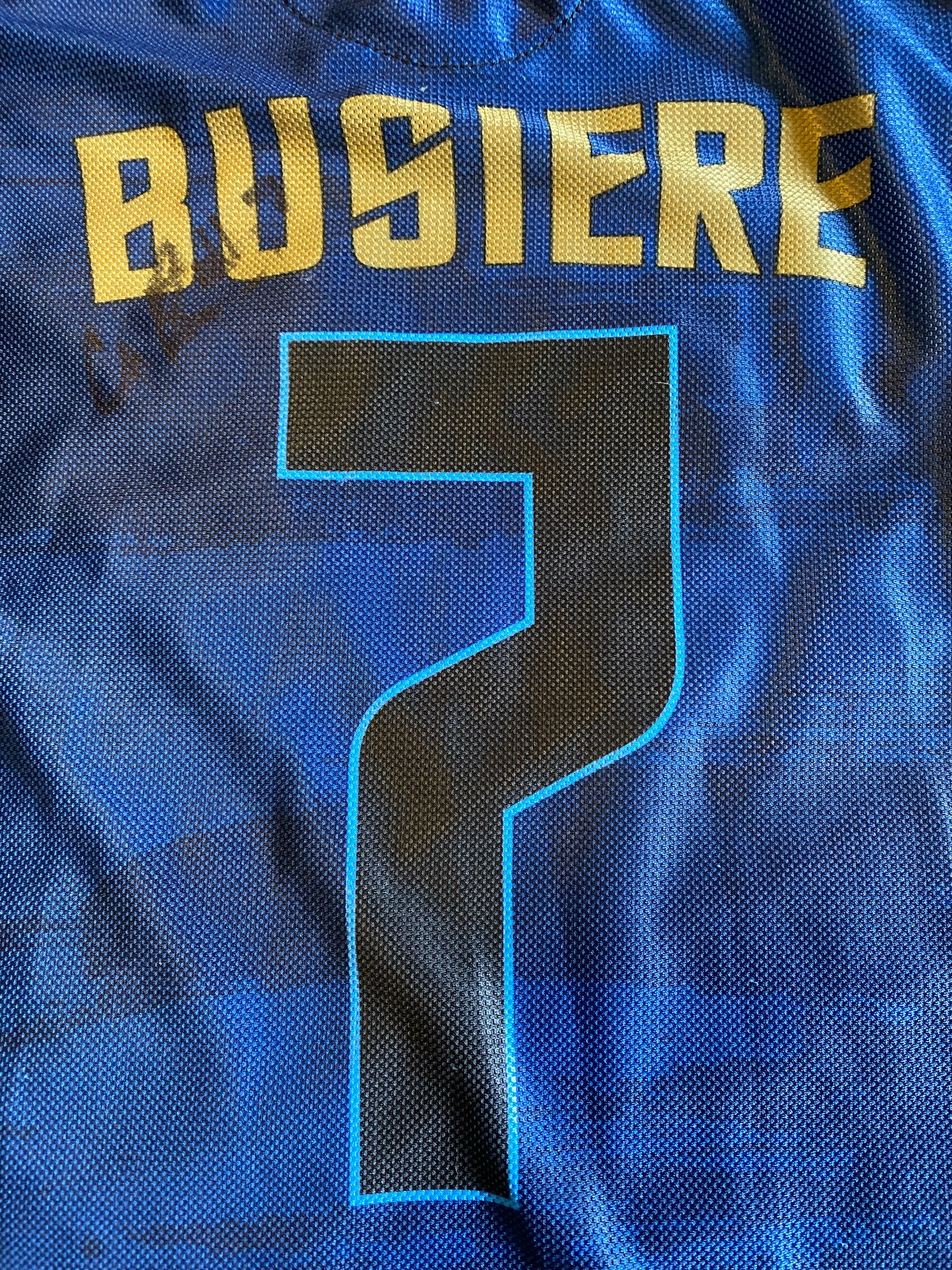 L Signed Chad Busiere Jersey