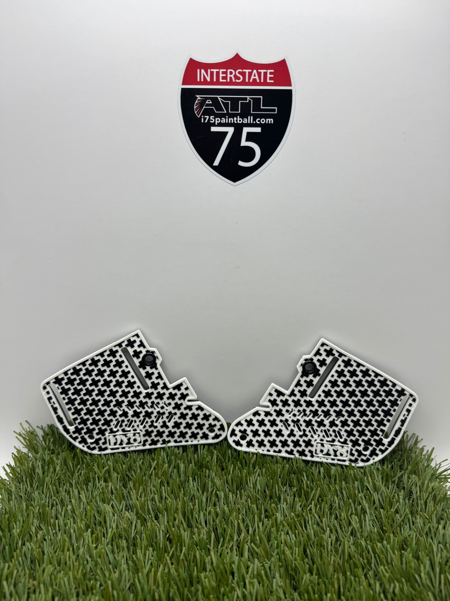 White Black Cross Pattern DV8 Proflex Ears