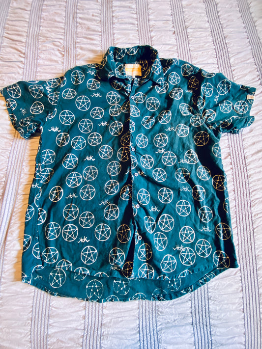 XL Blue Hormesis Button Down