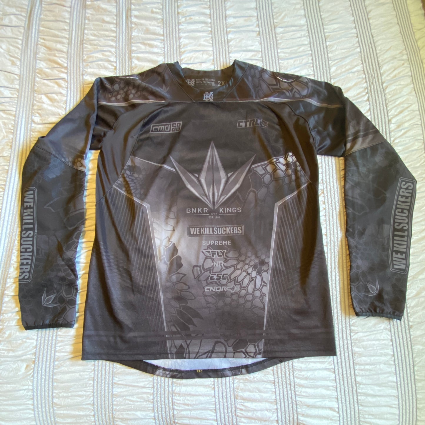 2XL Black BK Jersey