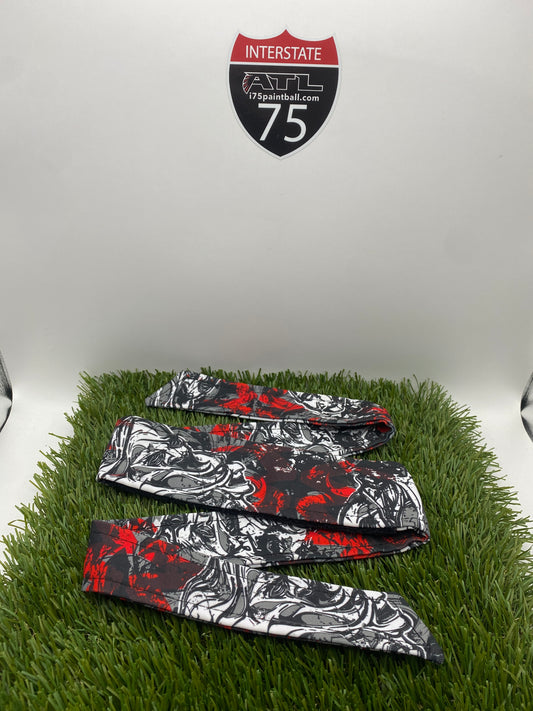 Black Red White Headband