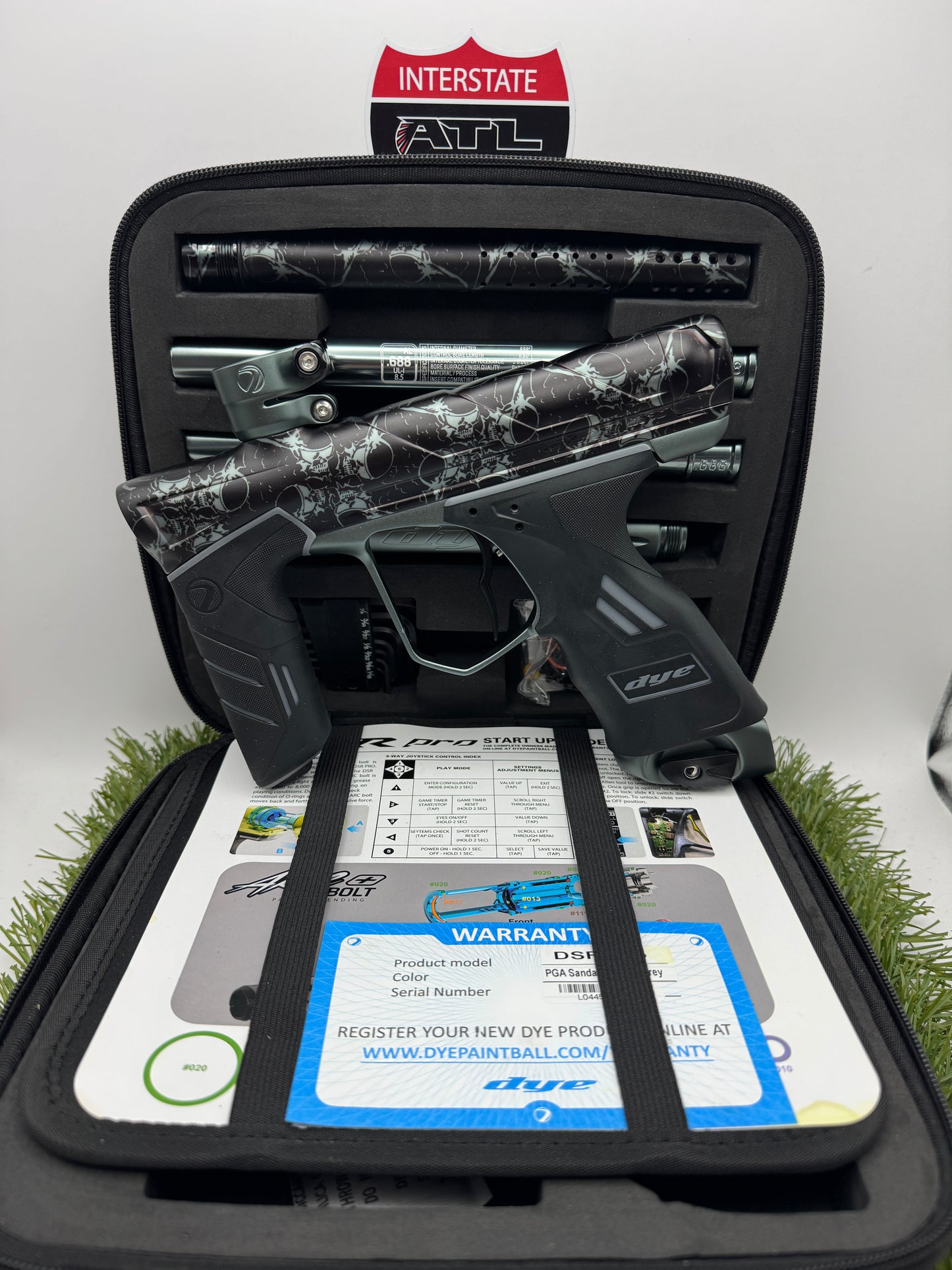 Grey Flying Skull DSR Pro