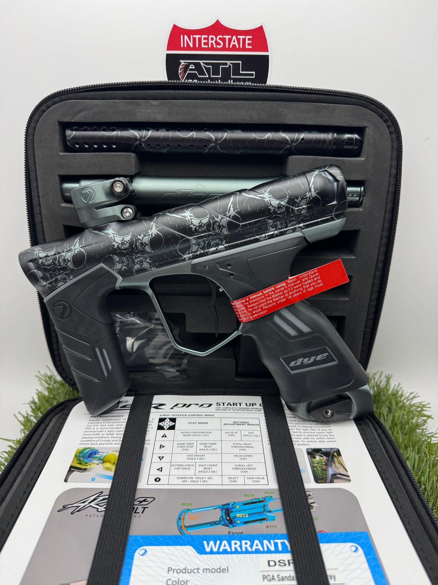 Grey Flying Skull DSR Pro