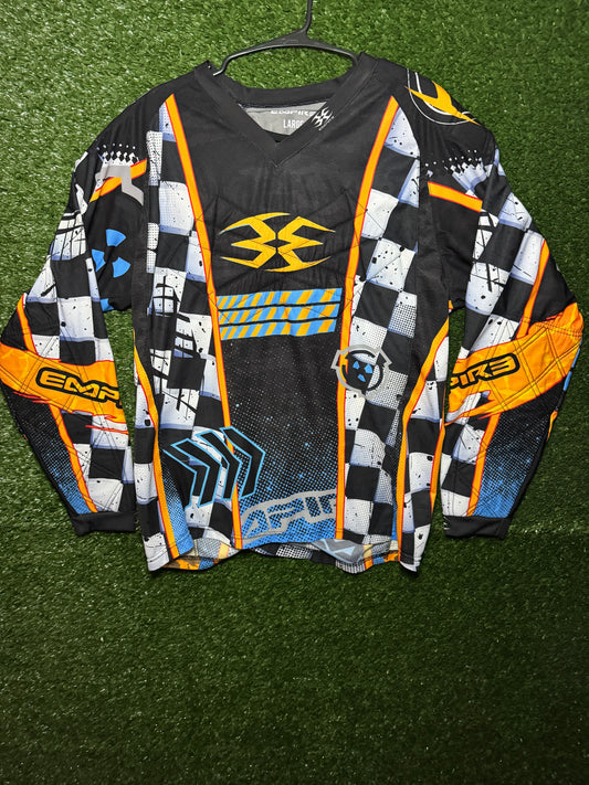 L Orange Blue Empire Jersey