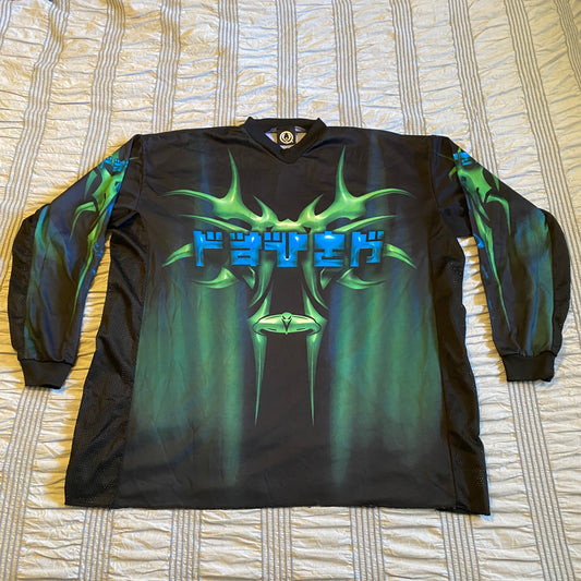 XL Blue Green Raven Jersey