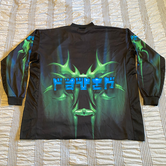 XL Blue Green Raven Jersey