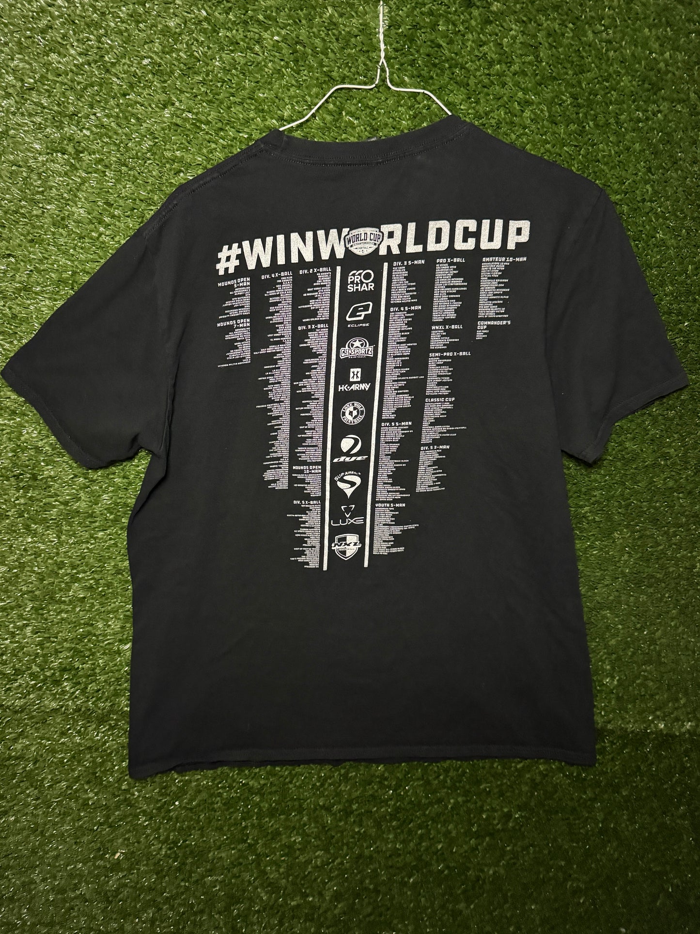 XL Black World Cup Shirt