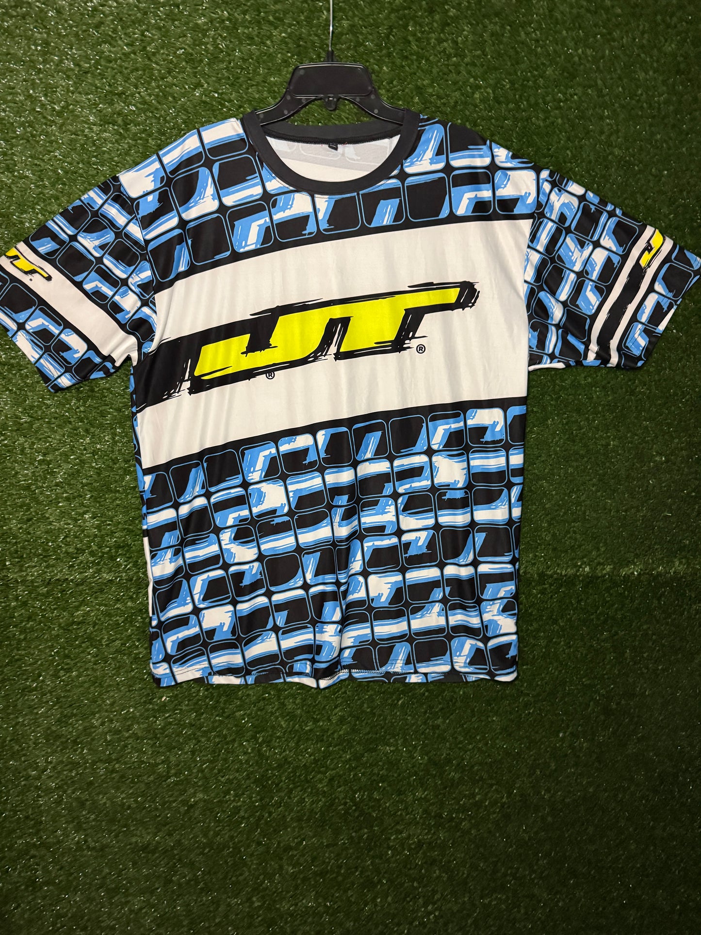 2XL Blue Yellow JT Drifit