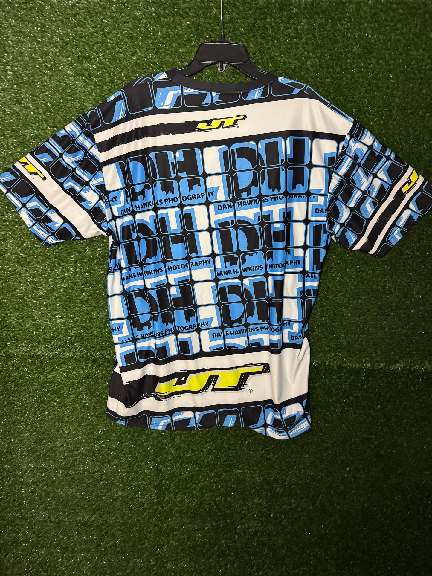 2XL Blue Yellow JT Drifit