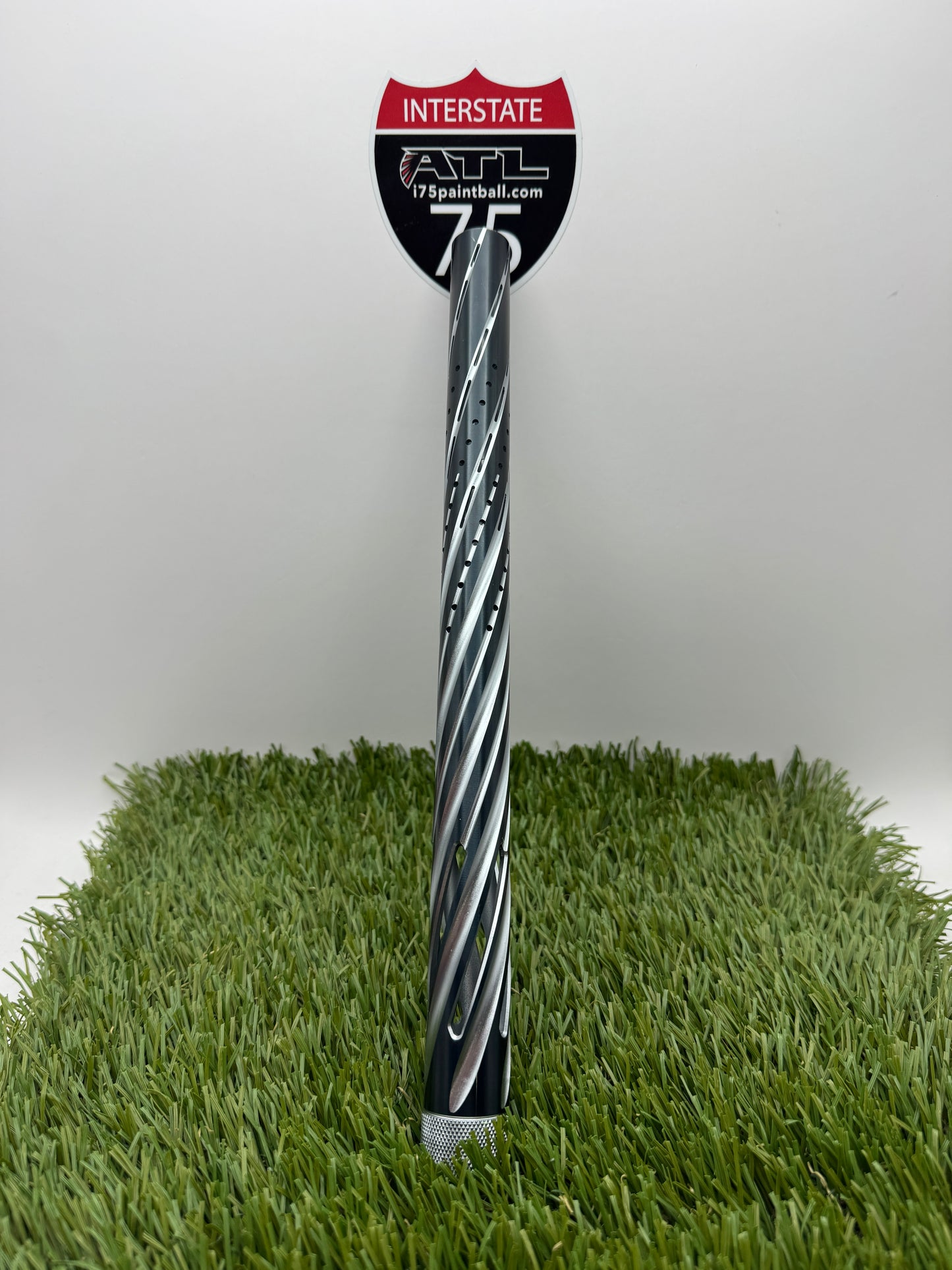 Silver Black Fade Lazer Elite Orbit Barrel Tip