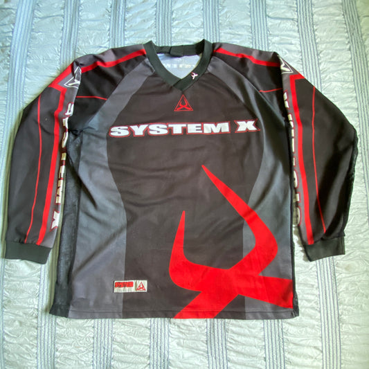 L Red System X Jersey