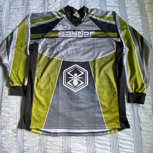 XL Olive Spyder Jersey
