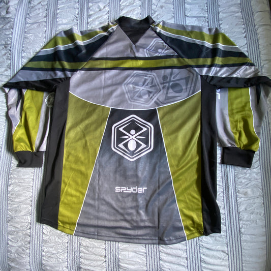 XL Olive Spyder Jersey