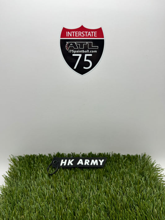 Black HK Army Keychain